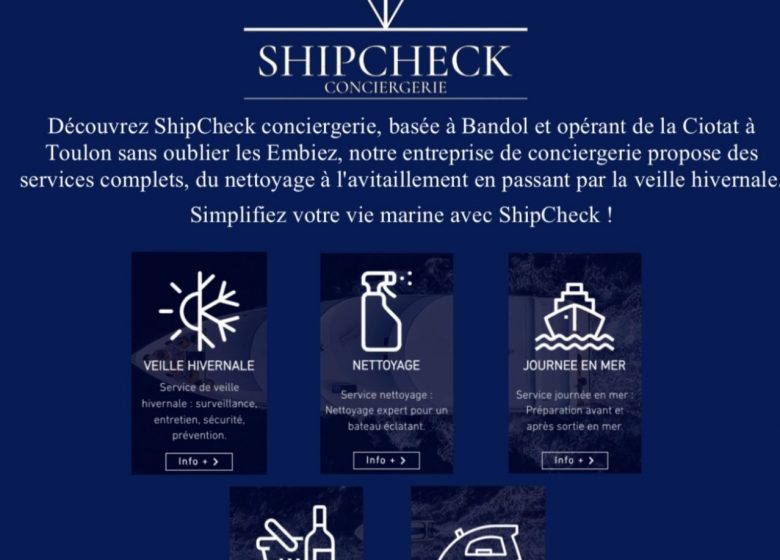 ShipCheck conciergerie