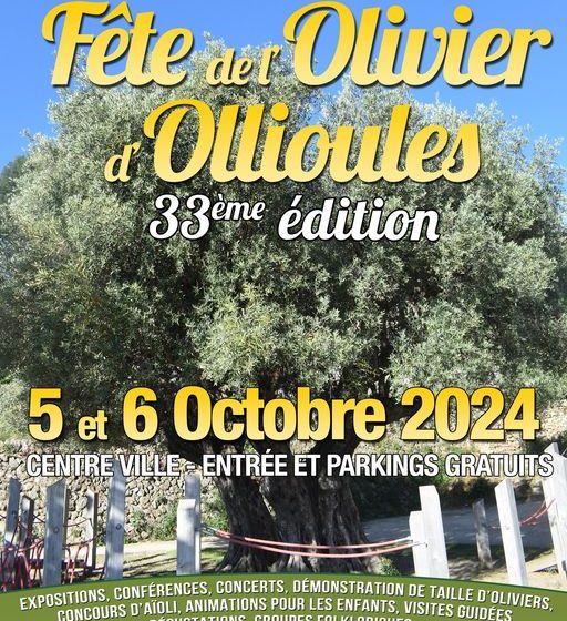 Fête de l’Olivier 33ème édition