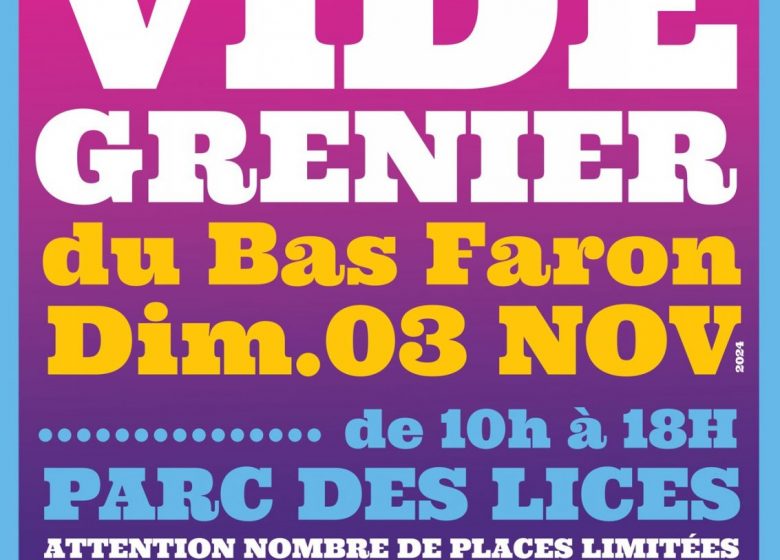 Le grand vide-greniers du Bas-Faron – YES Weekend Festival #8