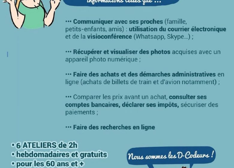 Ateliers numériques pour seniors